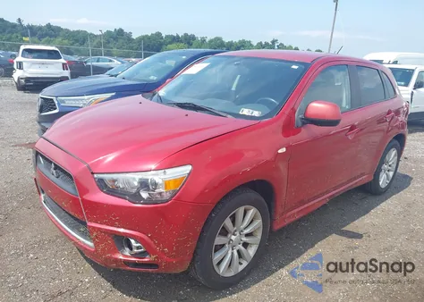 2011 Mitsubishi Outlander Sport Se из США, поврежденный, VIN JA4AR4AU8BZ021254